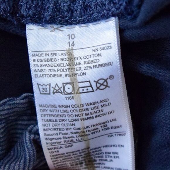 GAP Maternity Pants, Blue, Size 10 - Picture 9 of 9